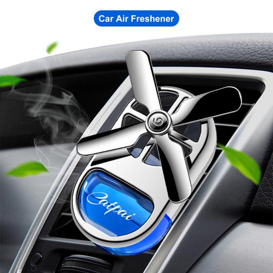 Car Perfume Seat Perfume Small Fan Air Outlet Perfume Clip A Deer Safe Aromatherapy Small Windmill Perfume