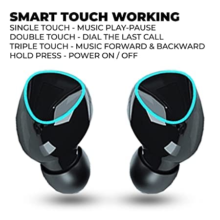 True Wireless Earbuds Upto 220 Hours Total playback (Charging case backup)