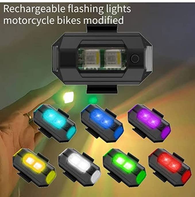 7 Colors LED With 3 Flashing/ Blinking Modes Aircraft Strobe